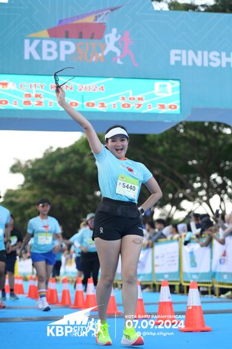 Race photo from KBP City Run 2024