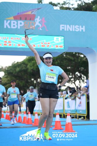 Race photo from KBP City Run 2024