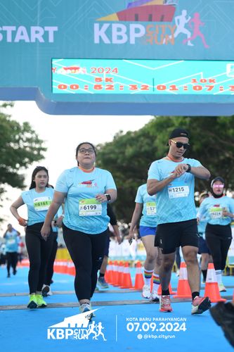 Race photo from KBP City Run 2024