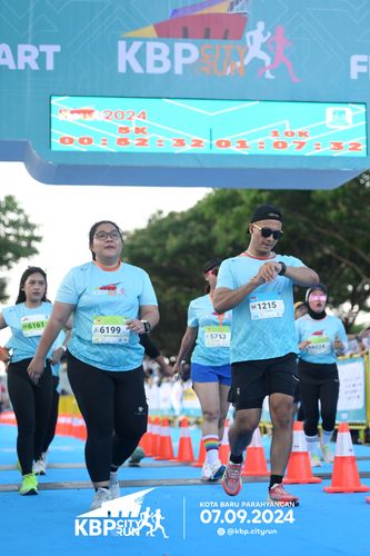 Race photo from KBP City Run 2024