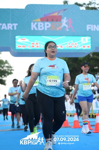 Race photo from KBP City Run 2024