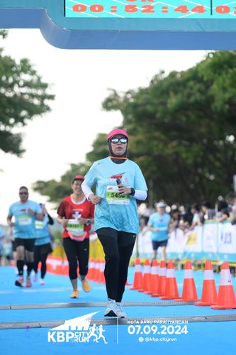 Race photo from KBP City Run 2024