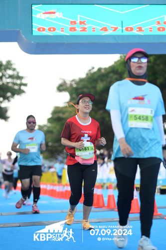 Race photo from KBP City Run 2024