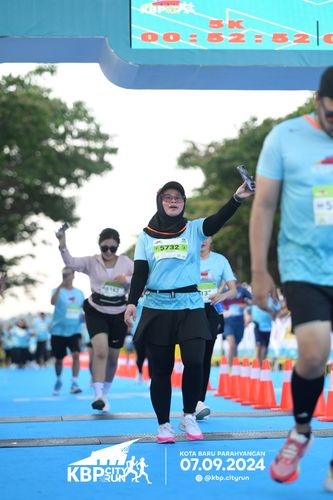 Race photo from KBP City Run 2024