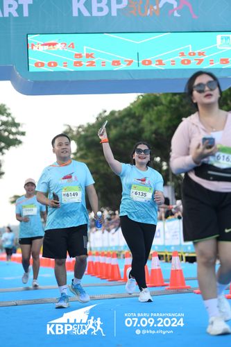 Race photo from KBP City Run 2024