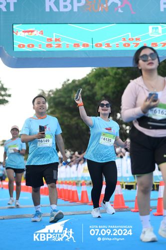 Race photo from KBP City Run 2024