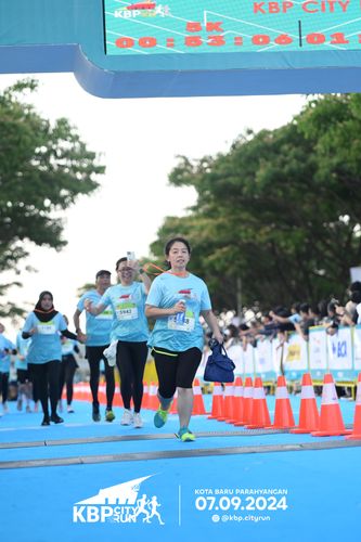 Race photo from KBP City Run 2024