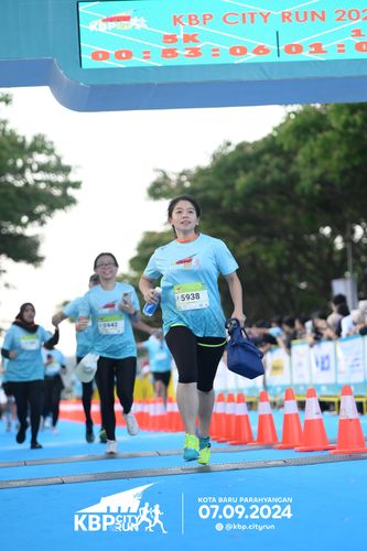 Race photo from KBP City Run 2024