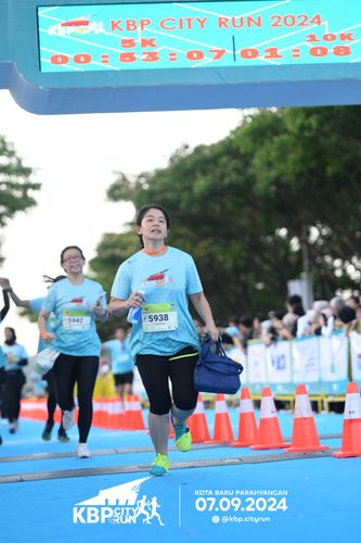 Race photo from KBP City Run 2024