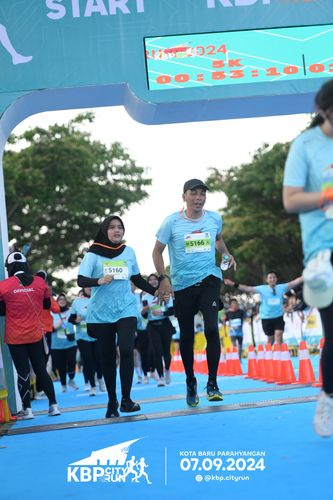 Race photo from KBP City Run 2024