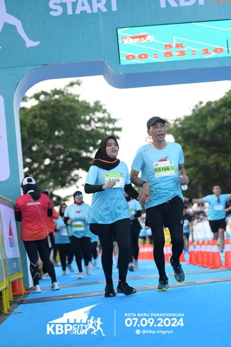 Race photo from KBP City Run 2024