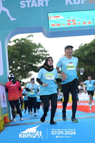 Race photo from KBP City Run 2024