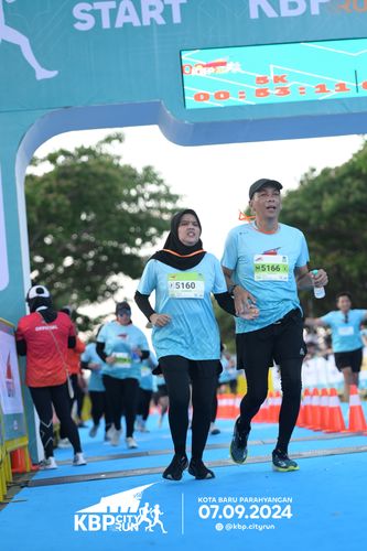 Race photo from KBP City Run 2024