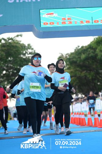 Race photo from KBP City Run 2024