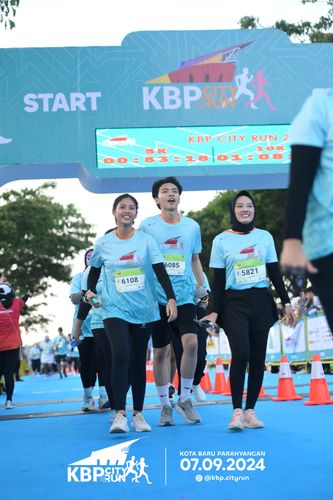 Race photo from KBP City Run 2024
