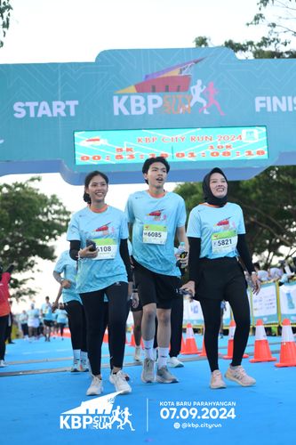 Race photo from KBP City Run 2024