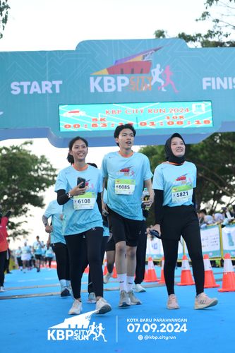 Race photo from KBP City Run 2024