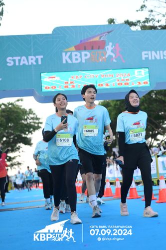 Race photo from KBP City Run 2024
