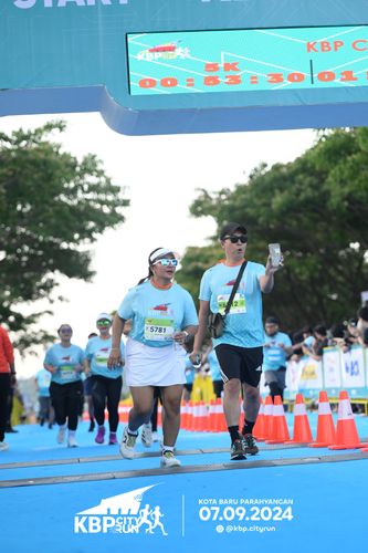 Race photo from KBP City Run 2024