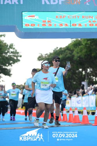 Race photo from KBP City Run 2024