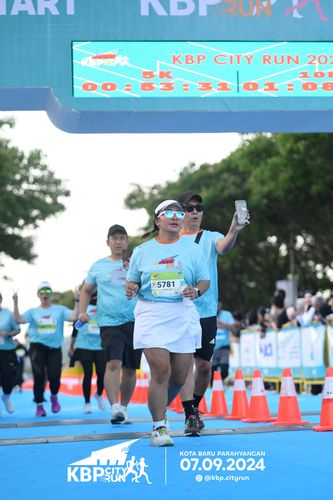 Race photo from KBP City Run 2024