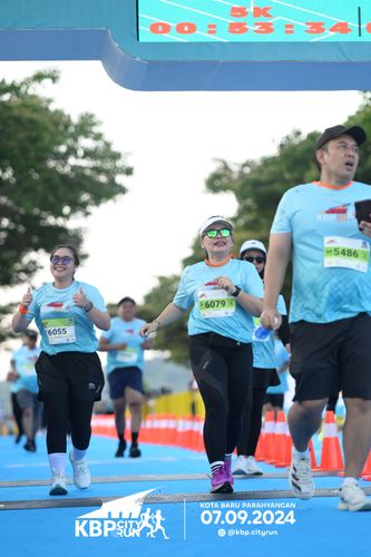 Race photo from KBP City Run 2024