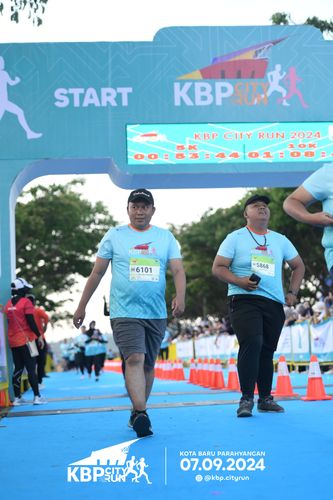 Race photo from KBP City Run 2024