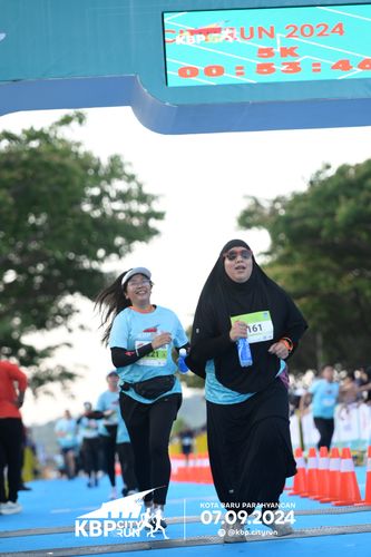 Race photo from KBP City Run 2024