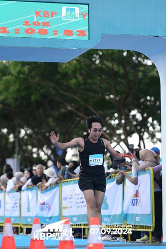 Race photo from KBP City Run 2024