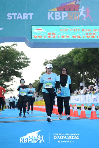 Race photo from KBP City Run 2024