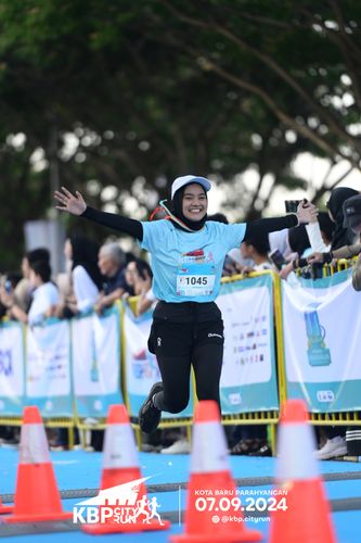 Race photo from KBP City Run 2024