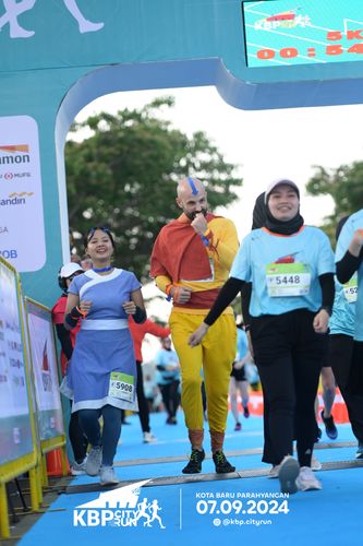 Race photo from KBP City Run 2024