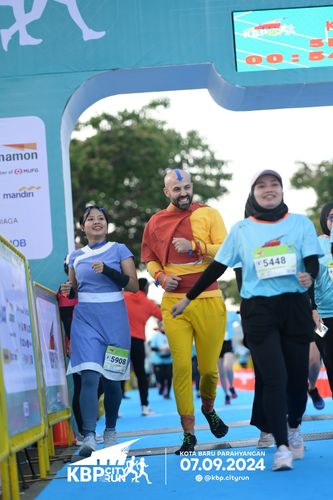 Race photo from KBP City Run 2024