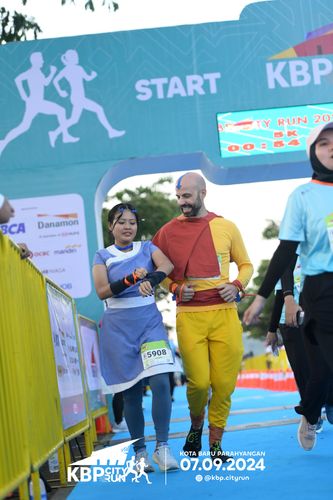Race photo from KBP City Run 2024