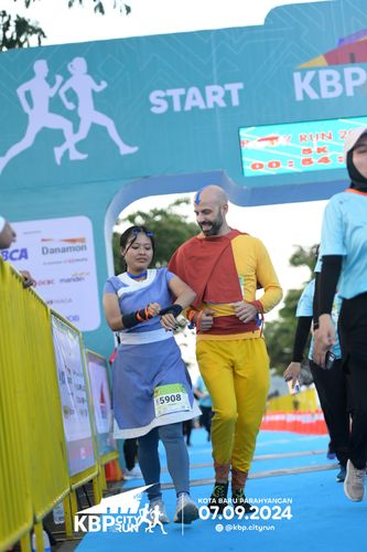 Race photo from KBP City Run 2024