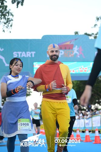 Race photo from KBP City Run 2024