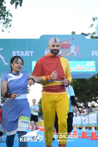 Race photo from KBP City Run 2024