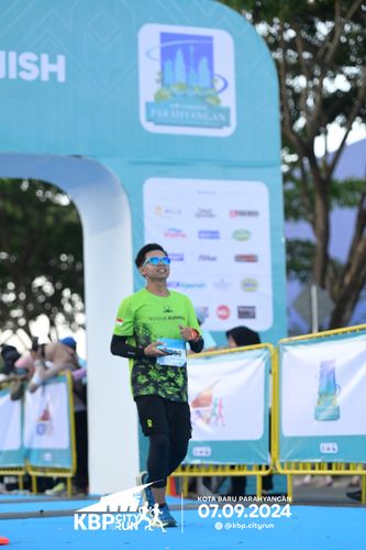 Race photo from KBP City Run 2024