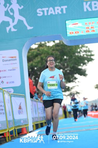Race photo from KBP City Run 2024