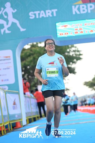Race photo from KBP City Run 2024