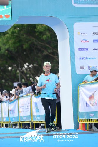 Race photo from KBP City Run 2024
