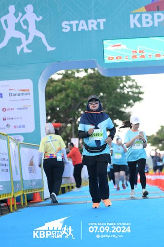 Race photo from KBP City Run 2024
