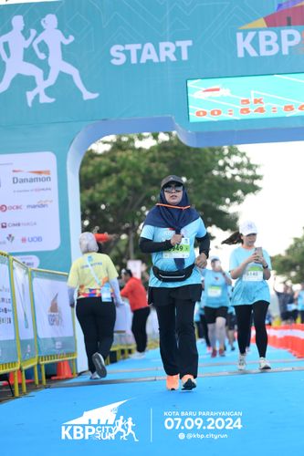 Race photo from KBP City Run 2024