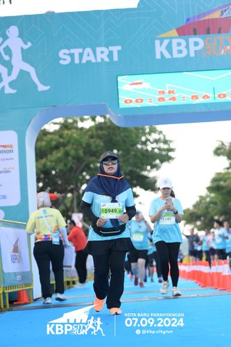 Race photo from KBP City Run 2024