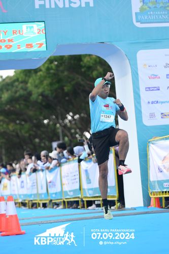 Race photo from KBP City Run 2024