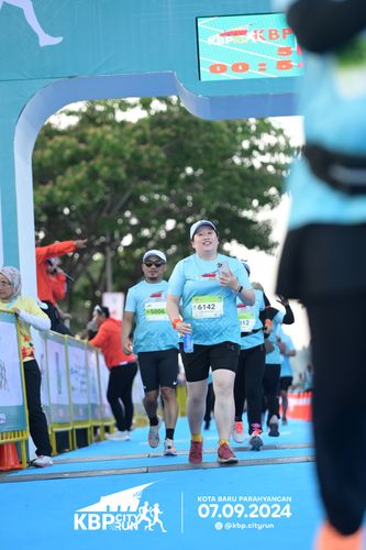 Race photo from KBP City Run 2024