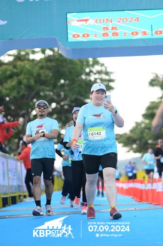 Race photo from KBP City Run 2024