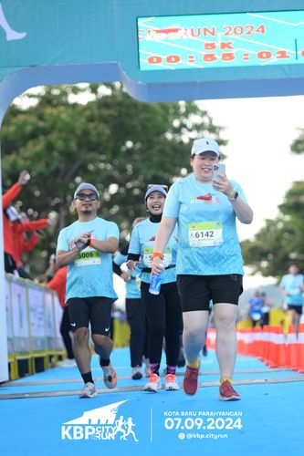 Race photo from KBP City Run 2024