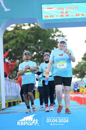 Race photo from KBP City Run 2024