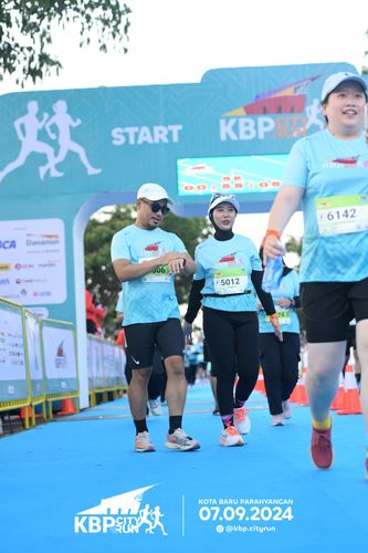 Race photo from KBP City Run 2024